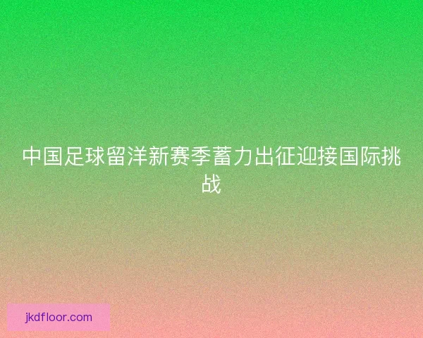 中国足球留洋新赛季蓄力出征迎接国际挑战 中国足球留洋新赛季蓄力出征迎接国际挑战